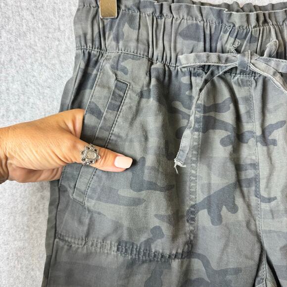 Loft High Rise Camo Joggers Womens Size XS Casual Comfort Boho Grunge Army Pants - Picture 5 of 14